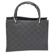 Pre-owned Nylon totes Gucci Vintage , Black , Dames