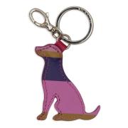 Unisex paarse honden sleutelhanger met veelkleurige strepen Gallo , Mu...