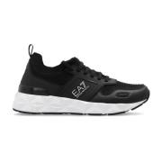 Sportschoenen met logo EA7 Emporio Armani EA7 , Black , Dames