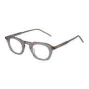 Rechthoekige Optische Bril Satijn Kristal Grijs Thom Browne , Gray , U...