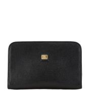 Pre-owned Leather clutches Burberry Vintage , Black , Dames