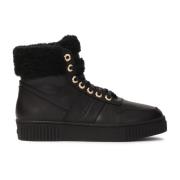 Veterschoenen gevoerd met nepbont Kazar , Black , Dames