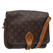 Pre-owned Canvas louis-vuitton-bags Louis Vuitton Vintage , Brown , Da...