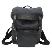 Pre-owned Canvas backpacks Yves Saint Laurent Vintage , Black , Dames