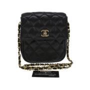 Pre-owned Fabric chanel-bags Chanel Vintage , Black , Dames