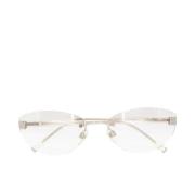 Pre-owned Metal sunglasses Chanel Vintage , Gray , Dames