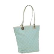 Pre-owned Canvas gucci-bags Gucci Vintage , Blue , Dames