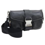 Pre-owned Leather prada-bags Prada Vintage , Black , Dames