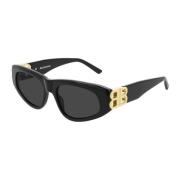 Dynasty Cat Zonnebril Balenciaga , Black , Dames