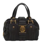 Pre-owned Leather gucci-bags Gucci Vintage , Black , Dames