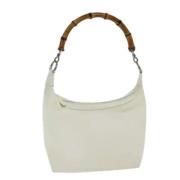 Pre-owned Nylon gucci-bags Gucci Vintage , White , Dames