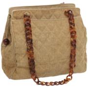 Pre-owned Fabric chanel-bags Chanel Vintage , Brown , Dames