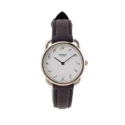 Pre-owned Metal watches Hermès Vintage , Gray , Dames