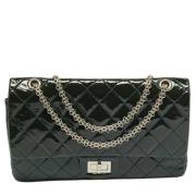 Pre-owned Leather chanel-bags Chanel Vintage , Blue , Dames