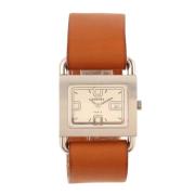 Pre-owned Metal watches Hermès Vintage , Gray , Dames