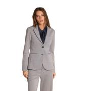 Elegante Helena Blazer met Micro-Patroon Mason's , Blue , Dames