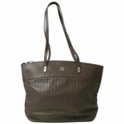 Pre-owned Leather dior-bags Dior Vintage , Brown , Dames