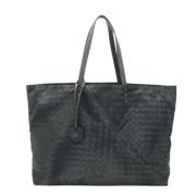 Pre-owned Nylon shoulder-bags Bottega Veneta Vintage , Black , Dames