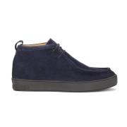 Marineblauwe suède chukka sneakers Kazar , Blue , Heren