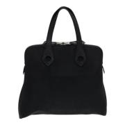 Pre-owned Canvas handbags Hermès Vintage , Black , Dames