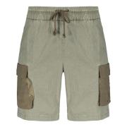 Elastische Bermuda Shorts met Zakken John Elliott , Green , Heren