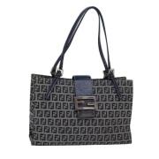 Pre-owned Canvas fendi-bags Fendi Vintage , Blue , Dames