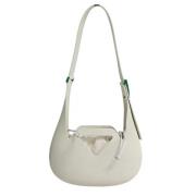 Pre-owned Fabric shoulder-bags Bottega Veneta Vintage , White , Dames