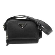 Pre-owned Leather prada-bags Prada Vintage , Black , Dames