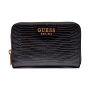 Stijlvolle Portemonnees & Kaarthouders Guess , Black , Dames