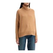 Kasjmier High-Necked Pullover Sweater Lisa Yang , Brown , Dames