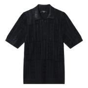 Polo met korte mouwen Fendi , Black , Heren