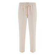 Joggerbroek met medium taille Guess , Beige , Dames