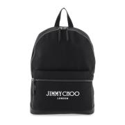 Stijlvolle 'Wilmer' Nylon Rugzak Jimmy Choo , Black , Heren