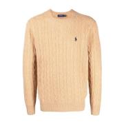 Kameel Sweaters - Lange Mouw Pullover Polo Ralph Lauren , Brown , Here...