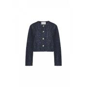 Davis Denim Blazer Fabienne Chapot , Blue , Dames