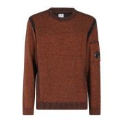 Fleece Knit Vanise Sweater C.p. Company , Brown , Heren