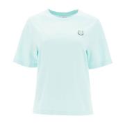 Gedurfd Fox Head T-shirt Maison Kitsuné , Blue , Dames