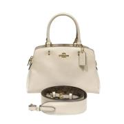 Pre-owned Leather handbags Coach Pre-owned , White , Dames