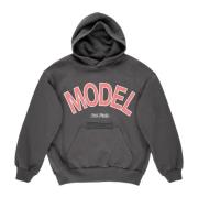 Grafische Print Hoodie van Katoen Philippe Model , Gray , Heren