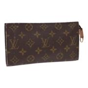 Pre-owned Canvas pouches Louis Vuitton Vintage , Brown , Dames