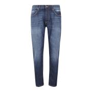 Mid-rise denim broek Dondup , Blue , Heren