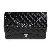 Pre-owned Leather chanel-bags Chanel Vintage , Black , Dames