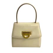 Pre-owned Leather celine-bags Celine Vintage , Beige , Dames