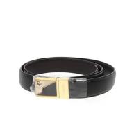 Pre-owned Leather belts Dior Vintage , Black , Heren