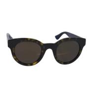 Pre-owned Plastic sunglasses Gucci Vintage , Brown , Dames