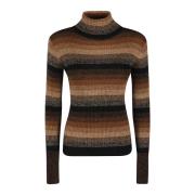 Stijlvolle Riga Mouline Trui Roberto Collina , Multicolor , Dames