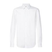 Witte Komma Shirt van Katoen Aspesi , White , Heren