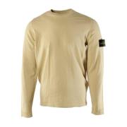 Beige Katoenen Heren Trui Stone Island , Beige , Heren