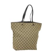 Pre-owned Canvas gucci-bags Gucci Vintage , Brown , Dames