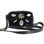 Pre-owned Velvet gucci-bags Gucci Vintage , Black , Dames